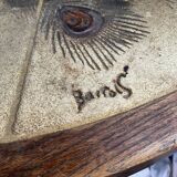 Coffee table signed barrois de vallauris