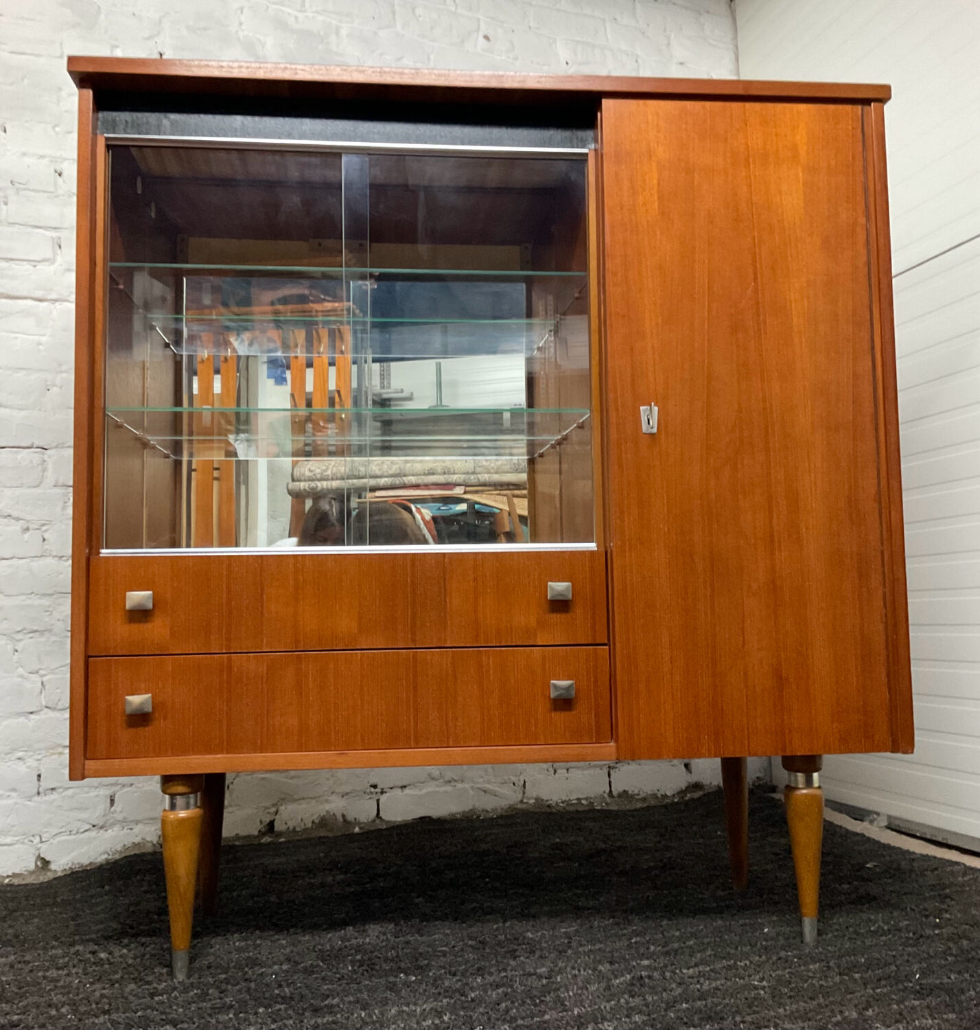 Scandinavian teak bar furniture from the 60s-70s