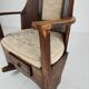 19th century English lambing chair – upholstered