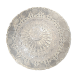 Plat à fromage et sa cloche verre moulé