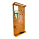 Teak coat rack
