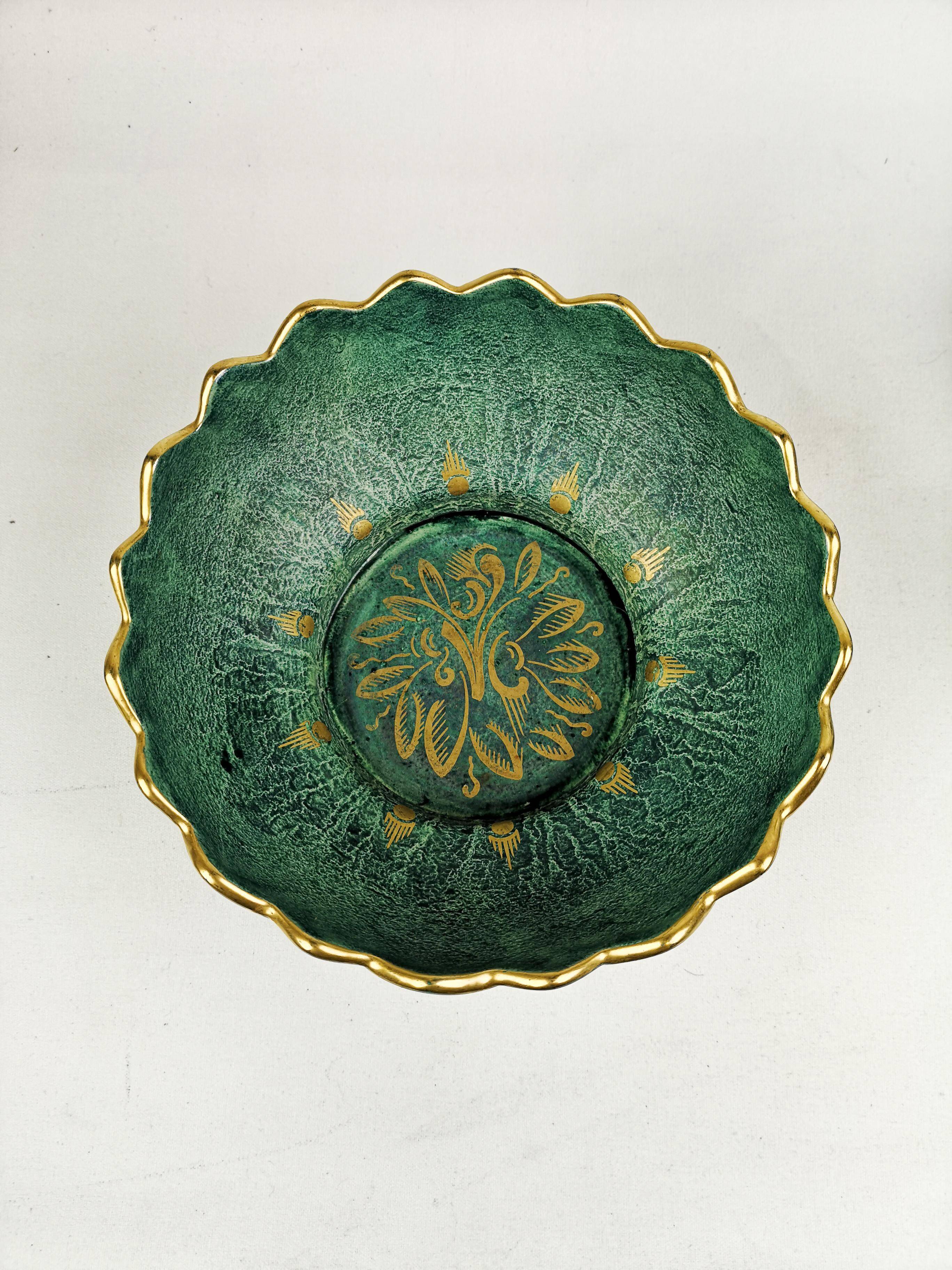 Art Deco bowl and candlesticks Gustavsberg Josef Ekberg