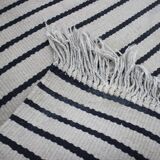 Big midcentury kilim abstract wool design geometric rug / carpet, 1960s