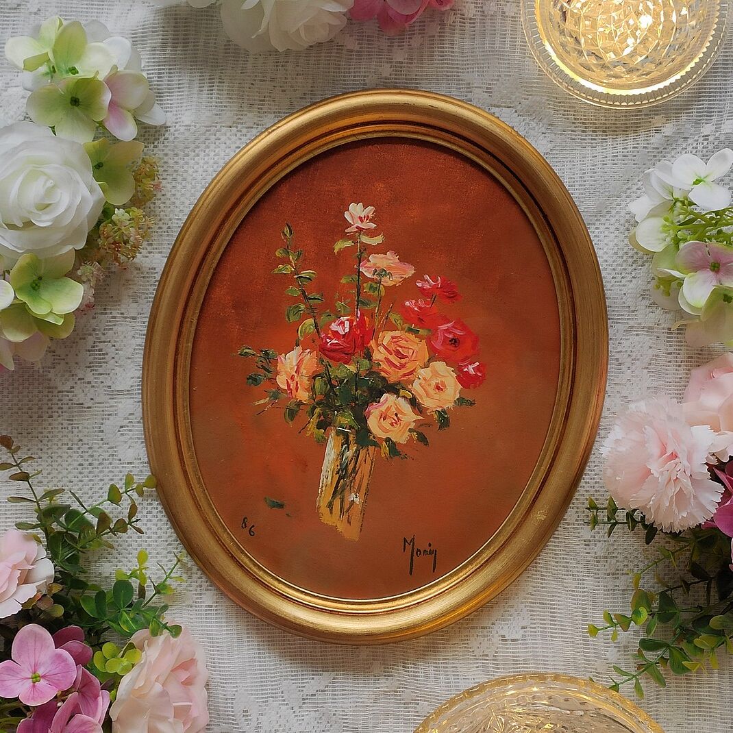 Small painting bouquet of roses