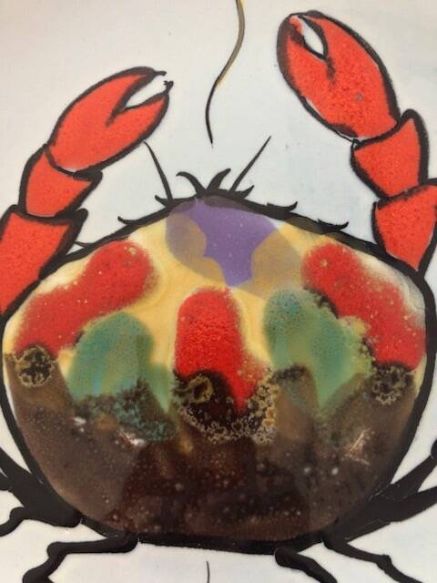 Triangular plate (crab) mbfa pornic