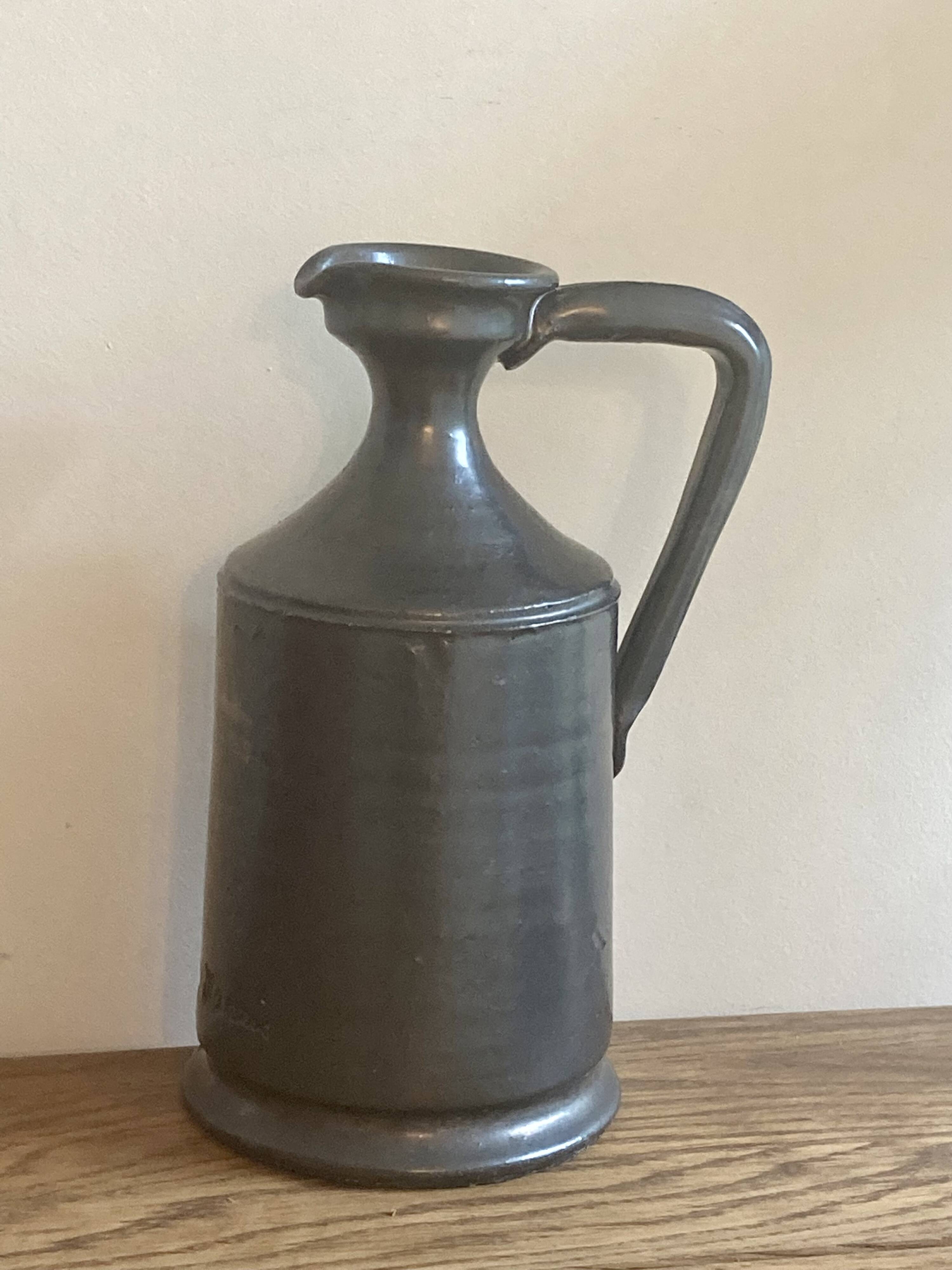 Terracotta pitcher - Black - Jean Marais