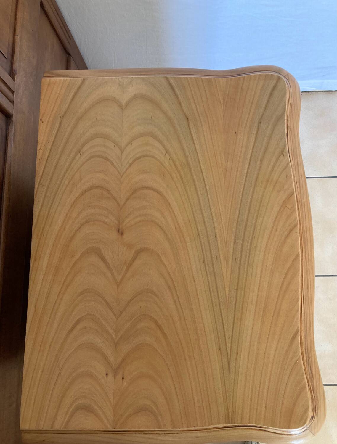 Wooden bedside table