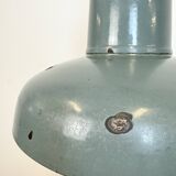 Industrial Grey Enamel Pendant Lamp from Siemens, 1930s