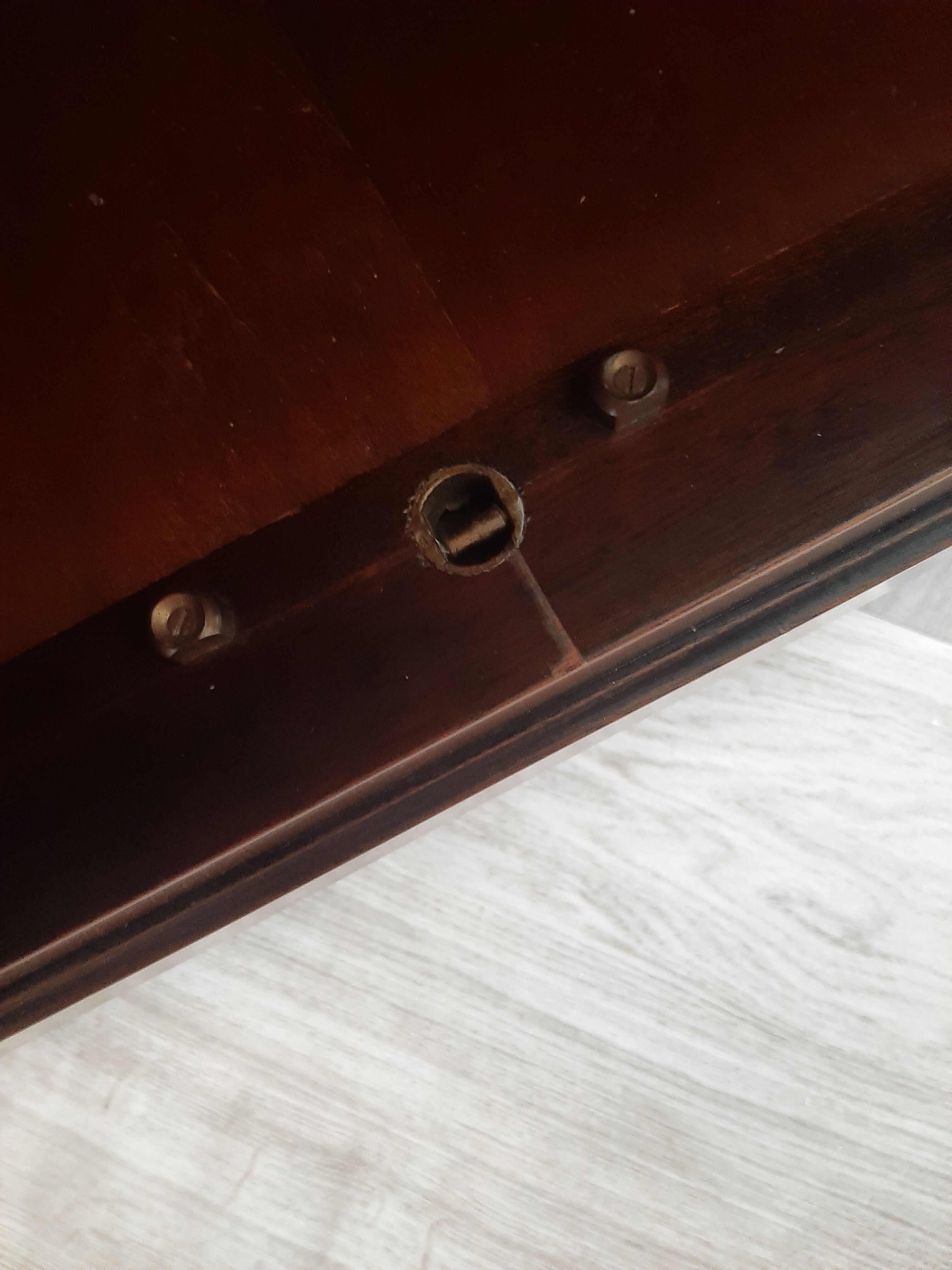 vintage - Small style chest of drawers - Louis XVI marble top with 1 drawer and 2 doors