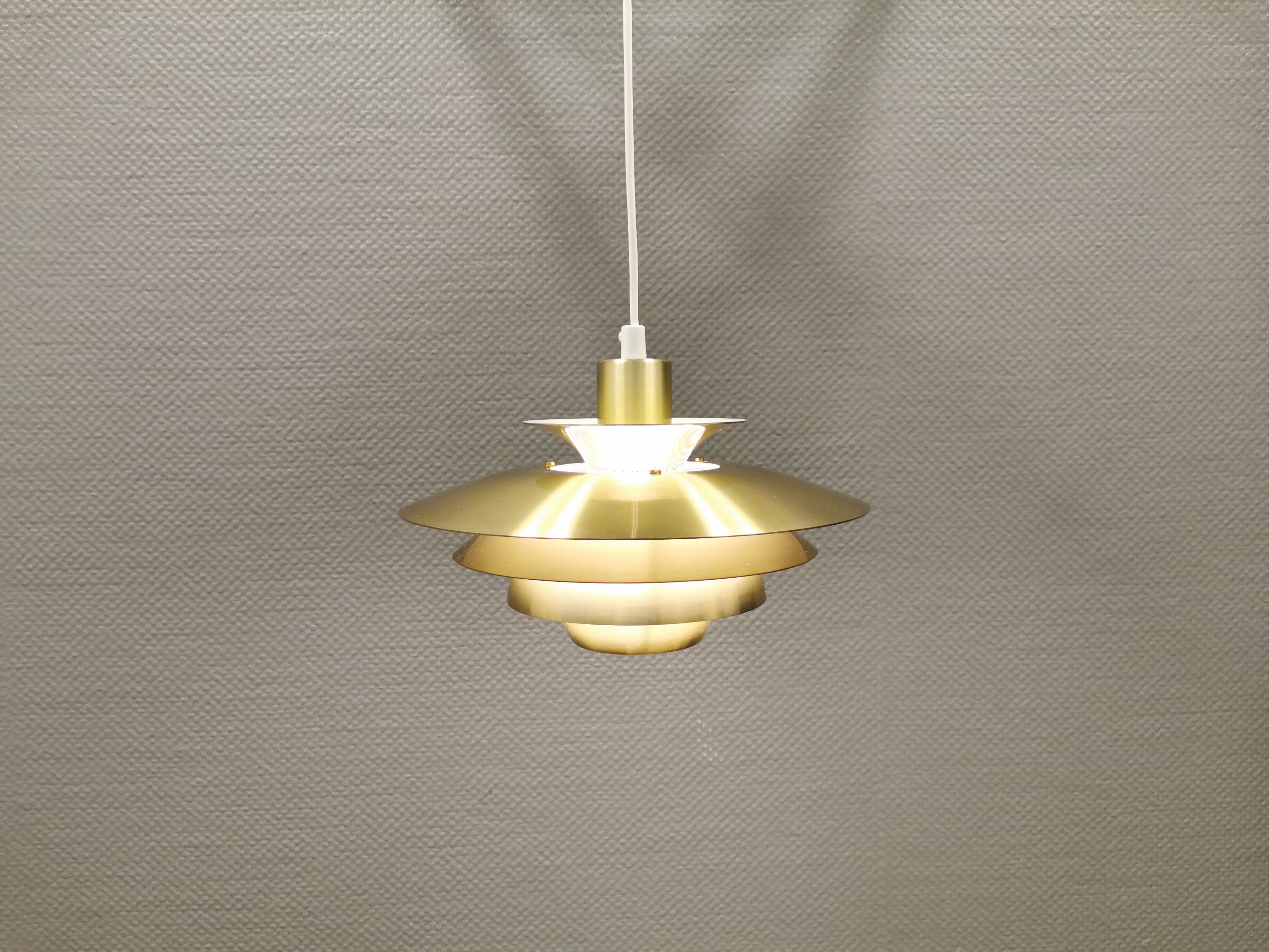 Danish designed ceiling lamp, produced by Jeka (closed in the early 1990s) model Alexia.