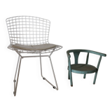 Fauteuil enfant Baumann bleu, 1940