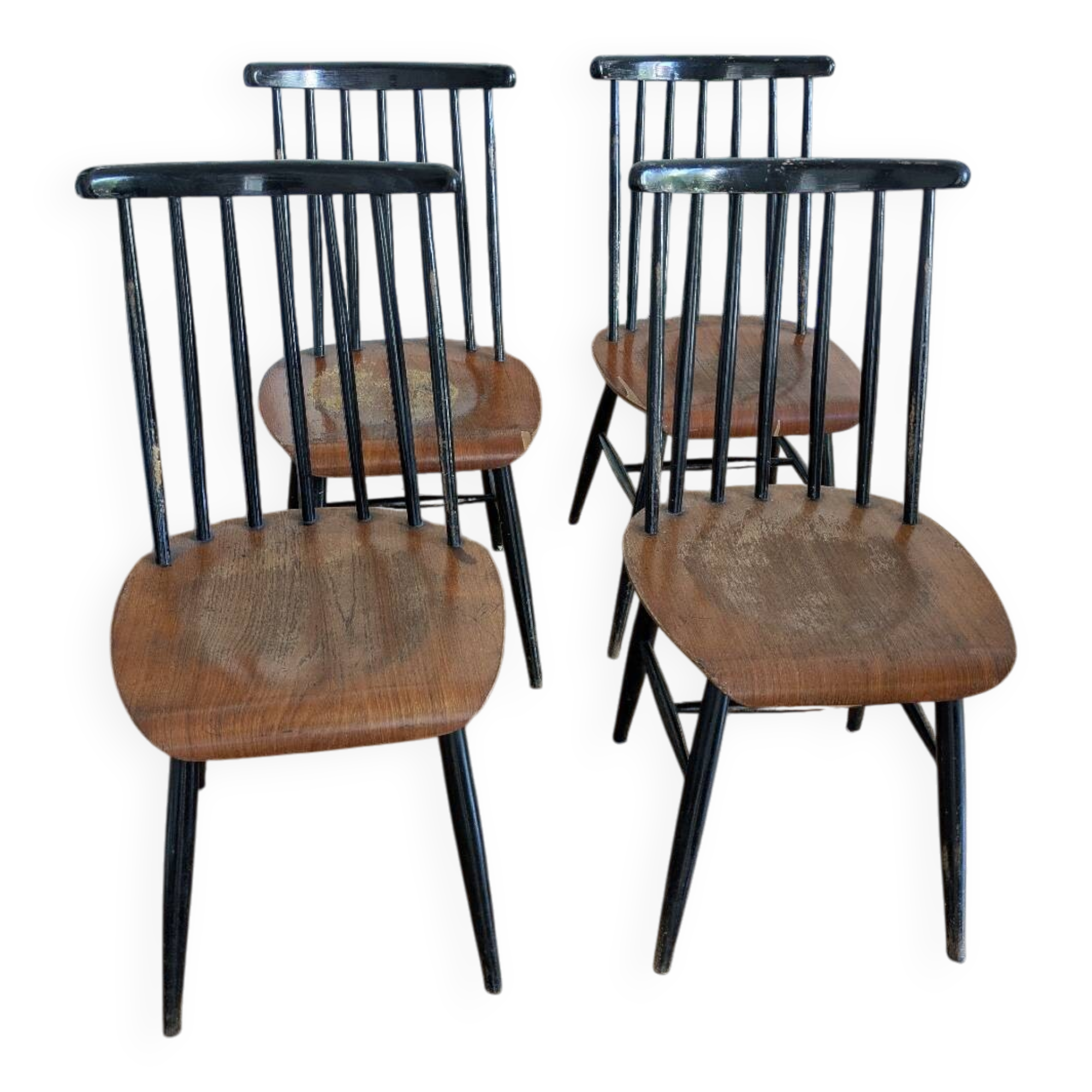 4 Fanette chairs by Ilmari Tapiovaara