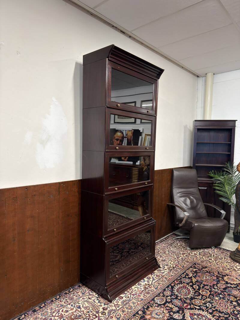 Classic English Globe Wernicke Bookcase