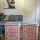 Set de deux chevets des années 60 rose poudré
