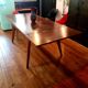 Scandinavian dining table with extensions
