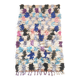 Tapis Boucharouite coloré réversible