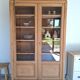 Parisian display cabinet in solid oak