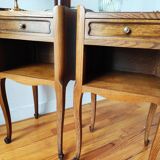 Pair of Louis VX style bedside tables