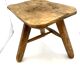 Tabouret rustique bois tripode