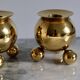 Pair of Mid-Century Swedish Brass Candle Holders by Gusum Bruk