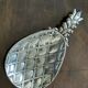 Silver-plated metal pineapple trinket tray, 1970