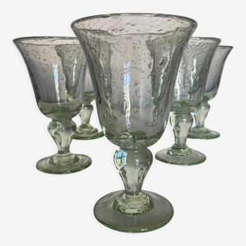 Set of 5 glasses Biot 1960