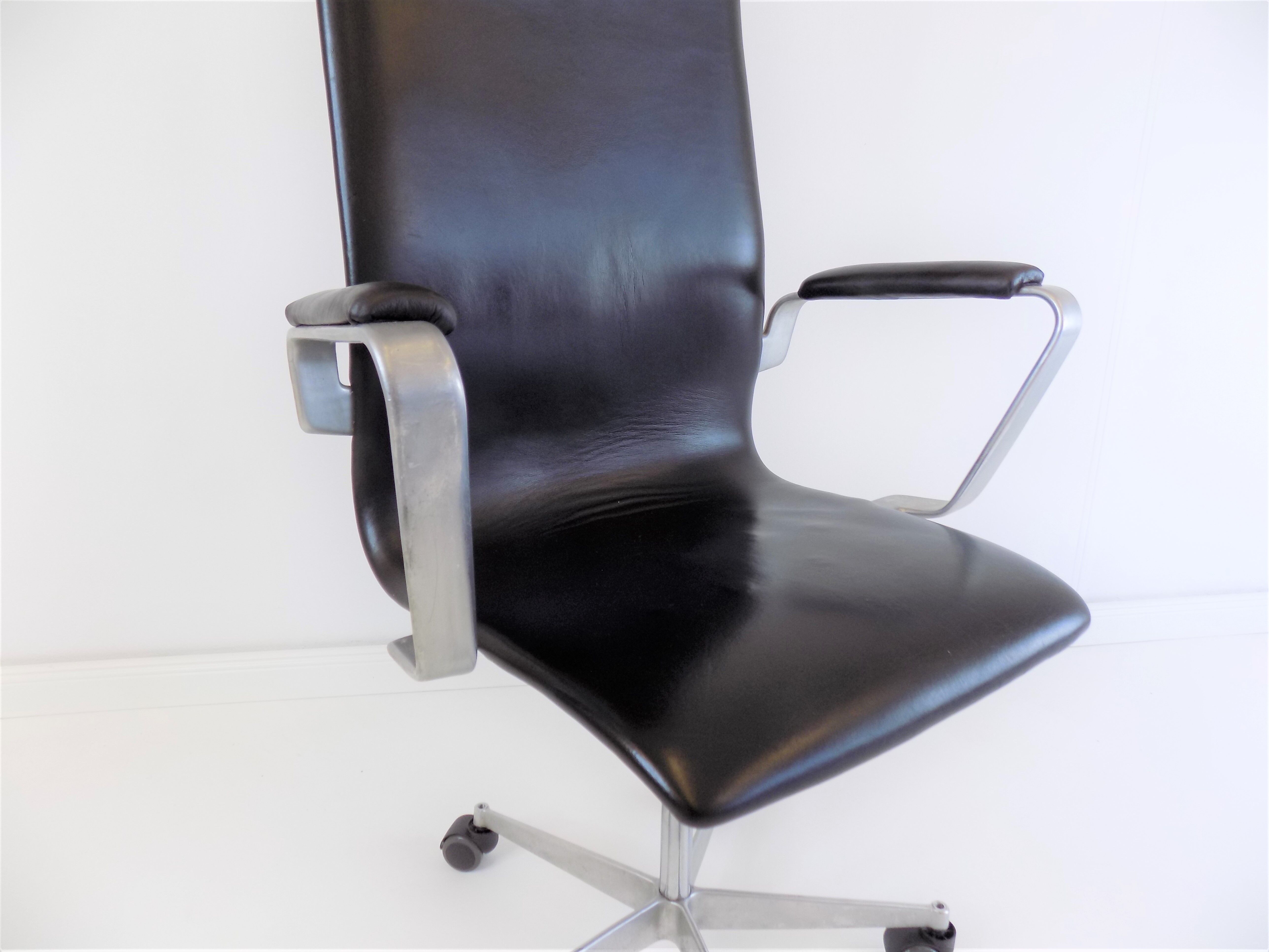 Chaise de bureau Oxford par Arne Jacobsen, Fritz Hansen