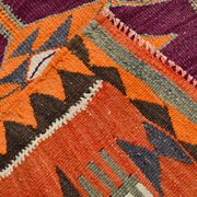 4x12 Kilim Multicolor Rare Size Pattern Kilim Rug, 113x364Cm