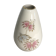 Former bavaria km white + drawing flowers 70s vintage porcelain vase