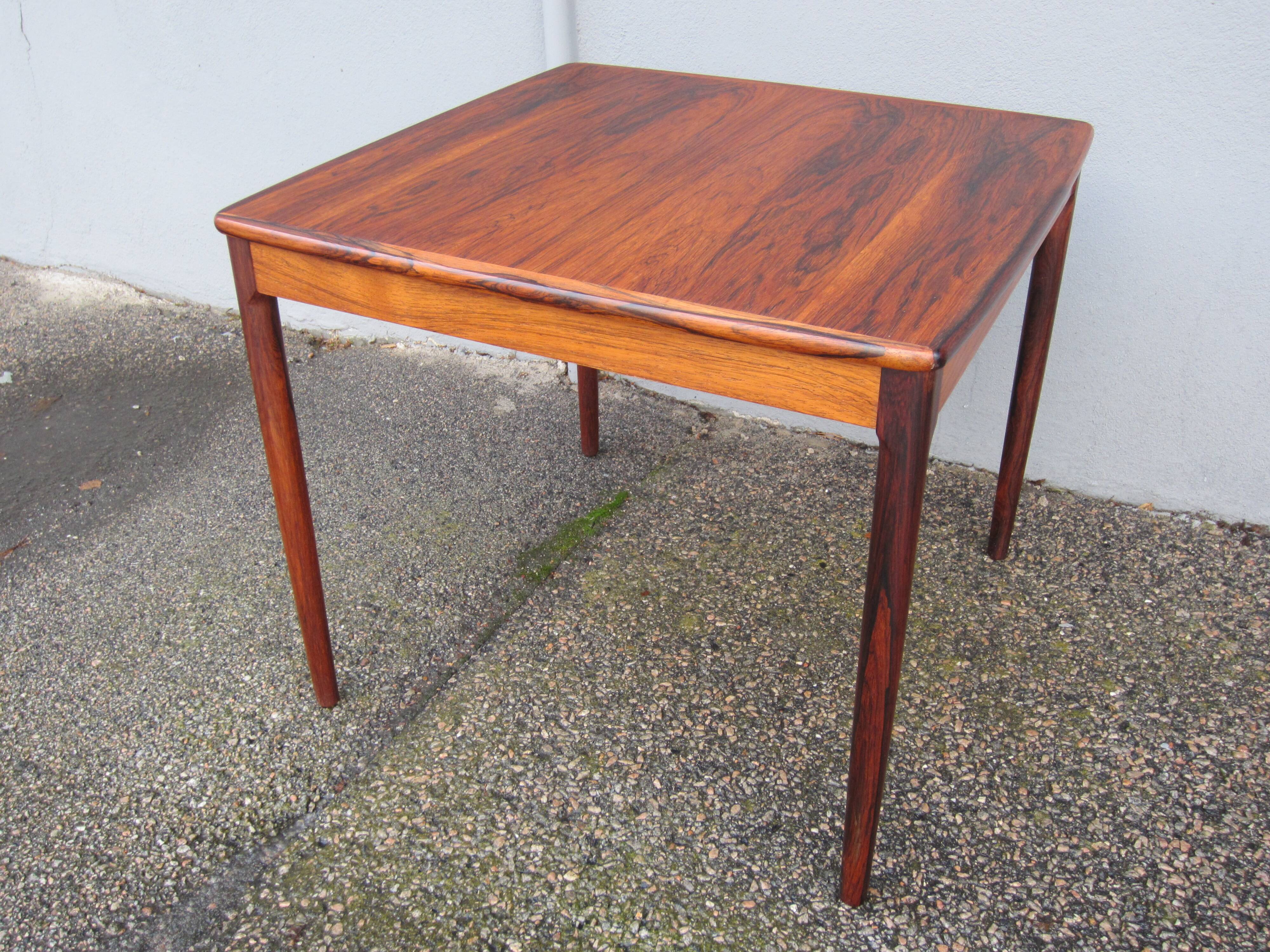 Square Scandinavian coffee table by Yngvar Sandström for AB Seffle Möbelfabrik