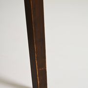 Scandinavian teak and dark wood bedside table, 1950s