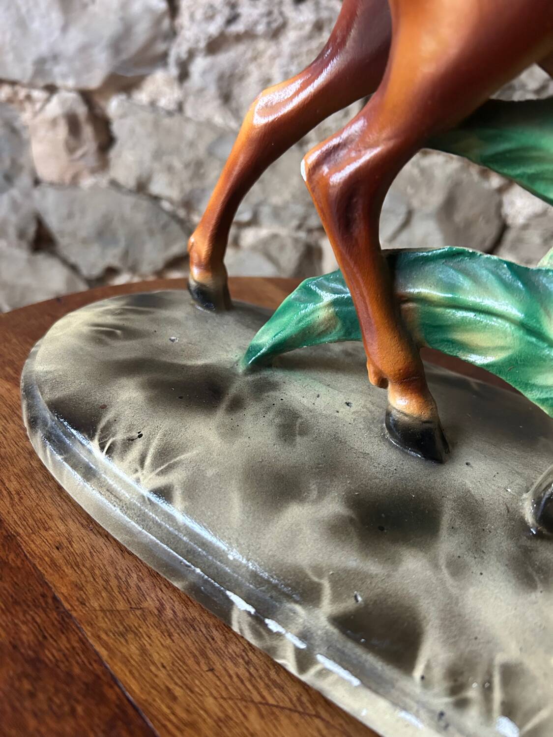 1950s ceramic animal figurines of deer