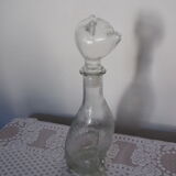 Glass cat shape bottle