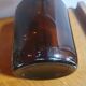 Lady Jeanne vase in brown smoked glass Some small discreet white traces