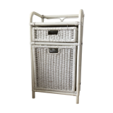 Meuble rotin blanc