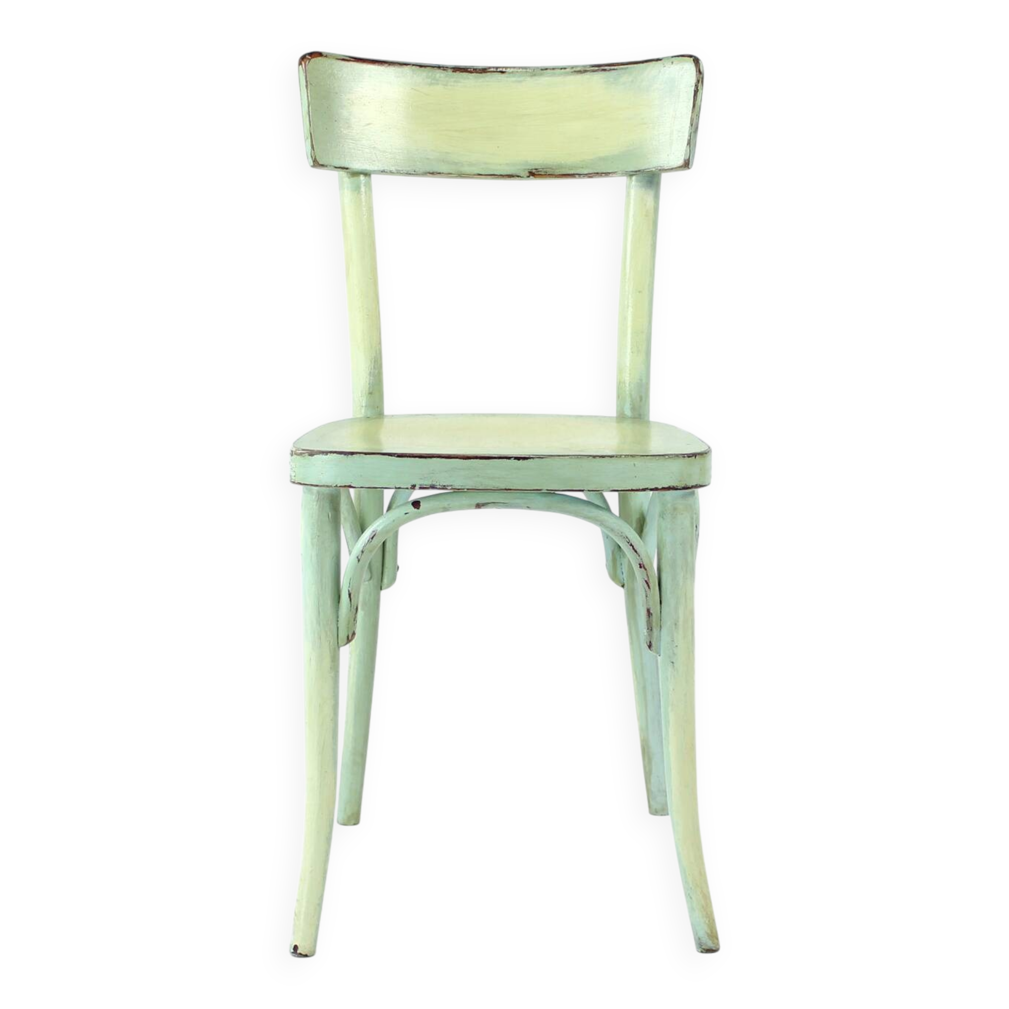 Vintage wooden dining chair, Czechoslovakia 1950s
