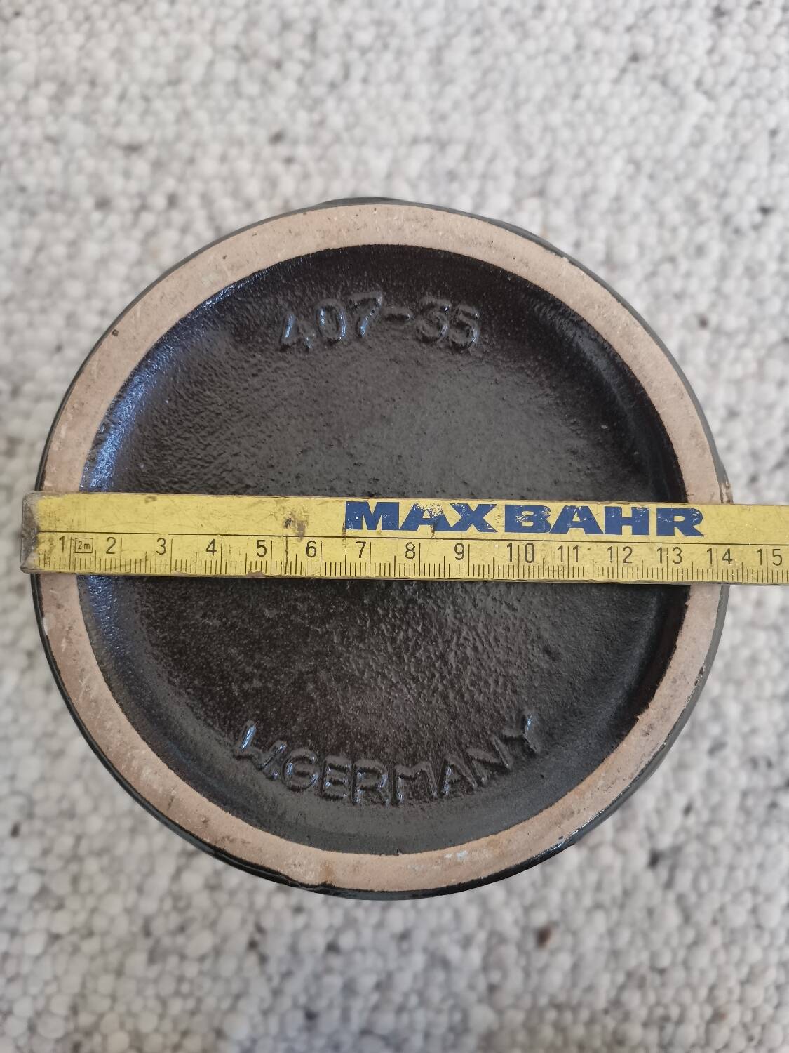 Vase vintage Scheurich poterie ouest-allemande LoRa Zig-Zag Fat Lava, 1970