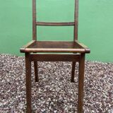 Set of 4 vintage wooden chairs