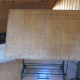 Drawing table 1950 UNIC cast iron base