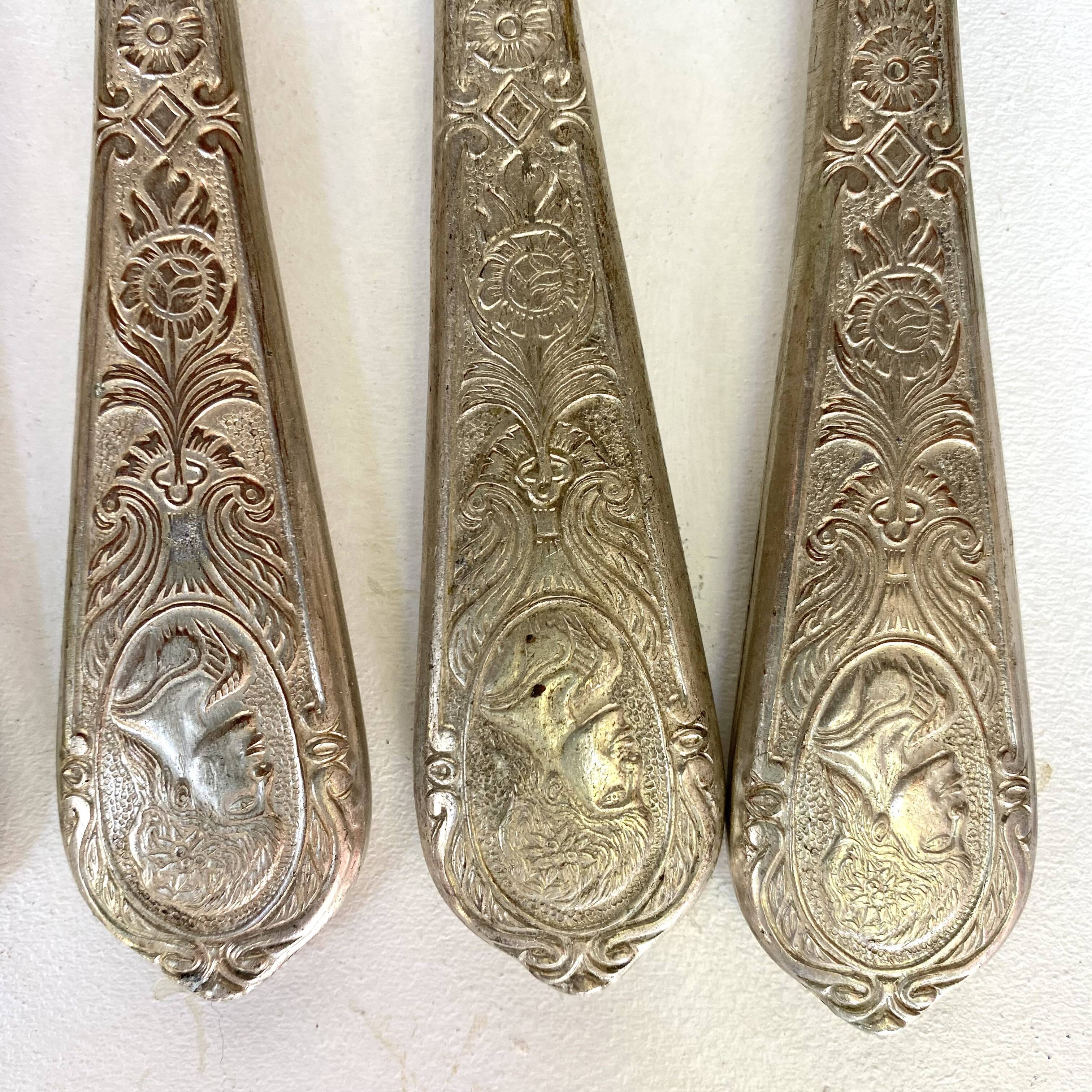 Old silver metal slopes