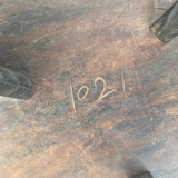 Liberty London 1905 Japanese hand carved floral side table or plant stand