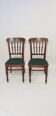 Paire de chaises en bois courbé 1900