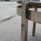 Coffee table in chrome and marble by Bendixen, Denmark, 1970s