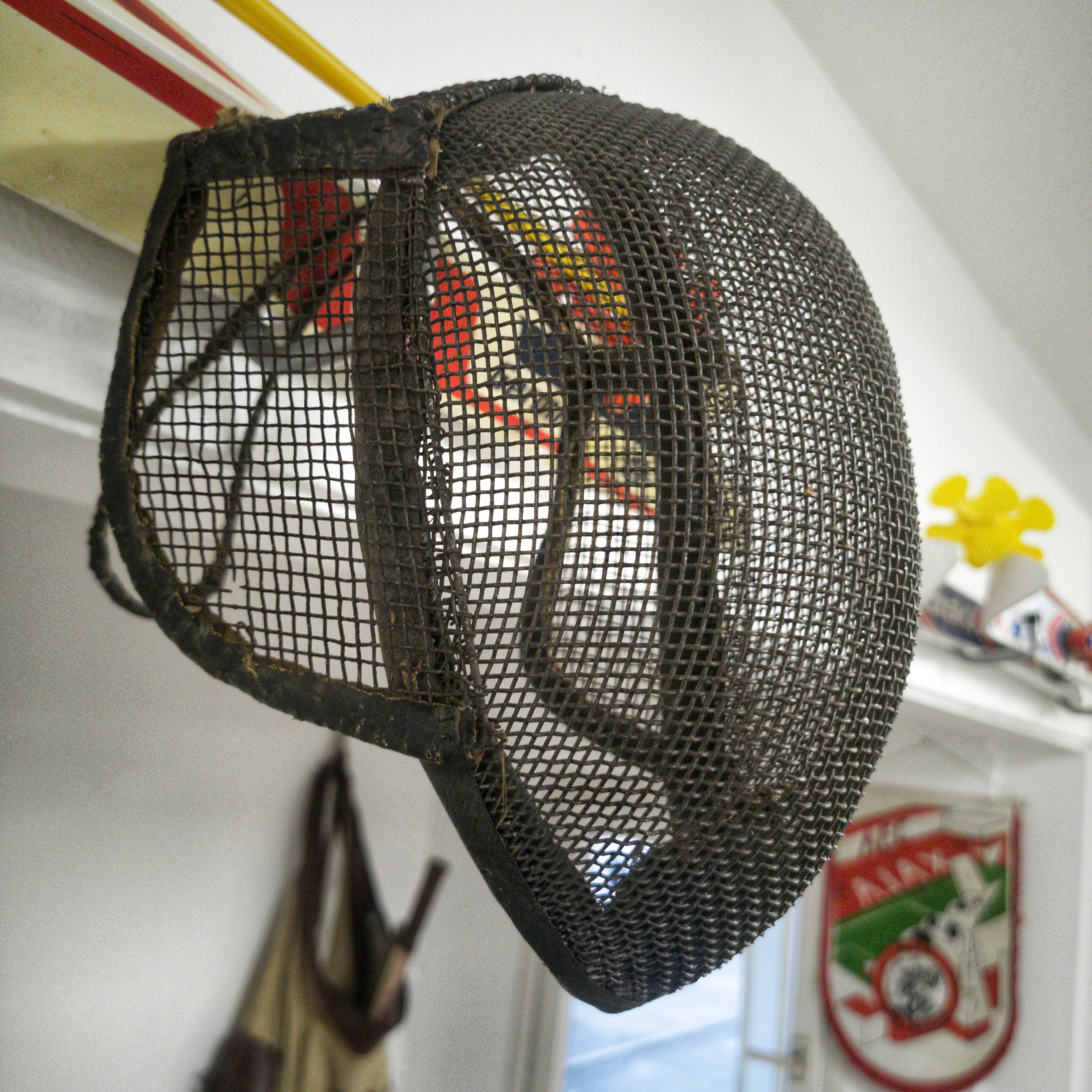 Ancient fencing mask