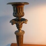 Pair of brass candlesticks
