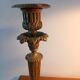 Pair of brass candlesticks