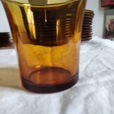 Service duralex france flat plates, hollow, glass