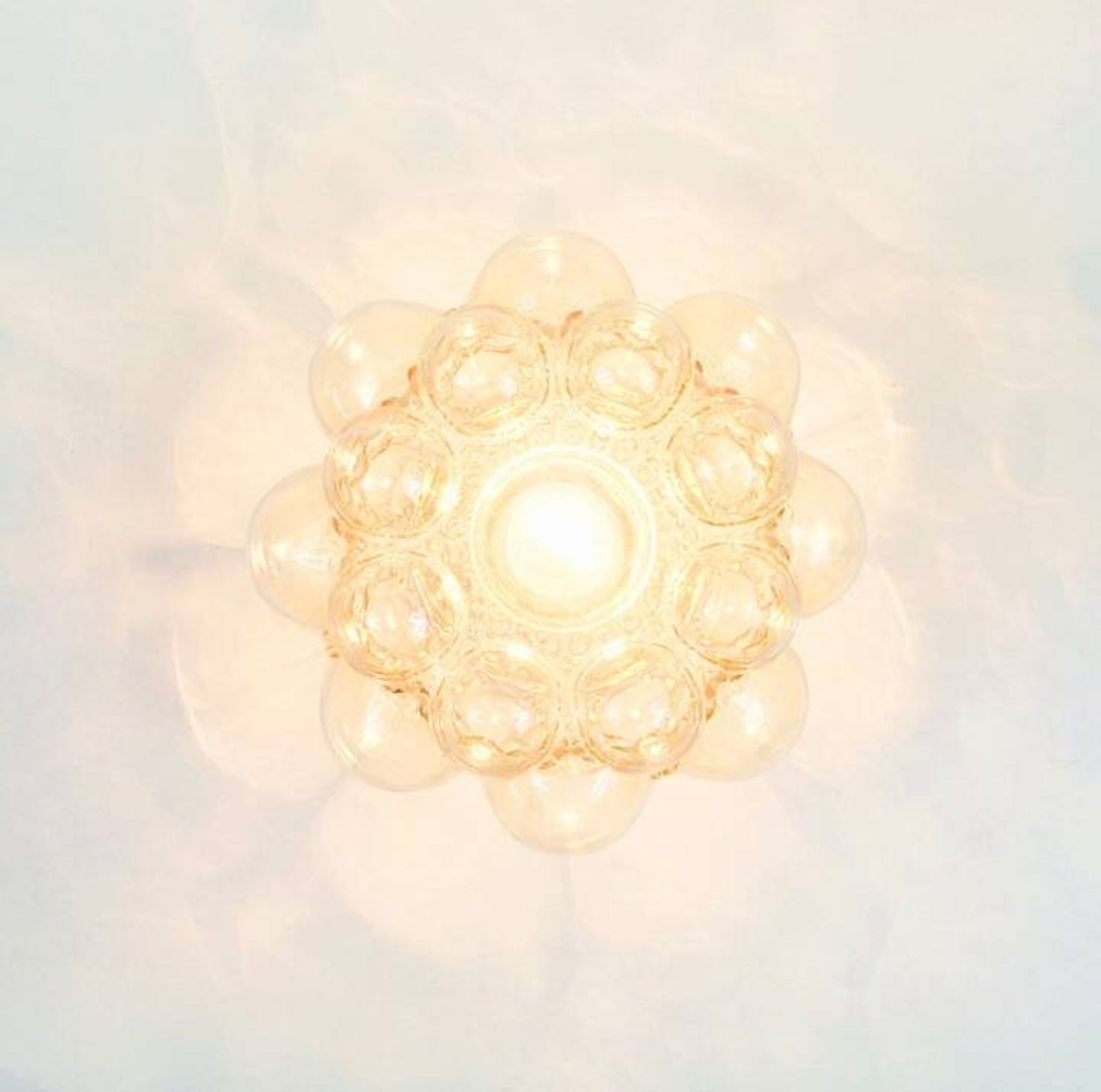 Mid-Century Bubble Glass Ceiling Light by Helena Tynell for Limburg, 1960s