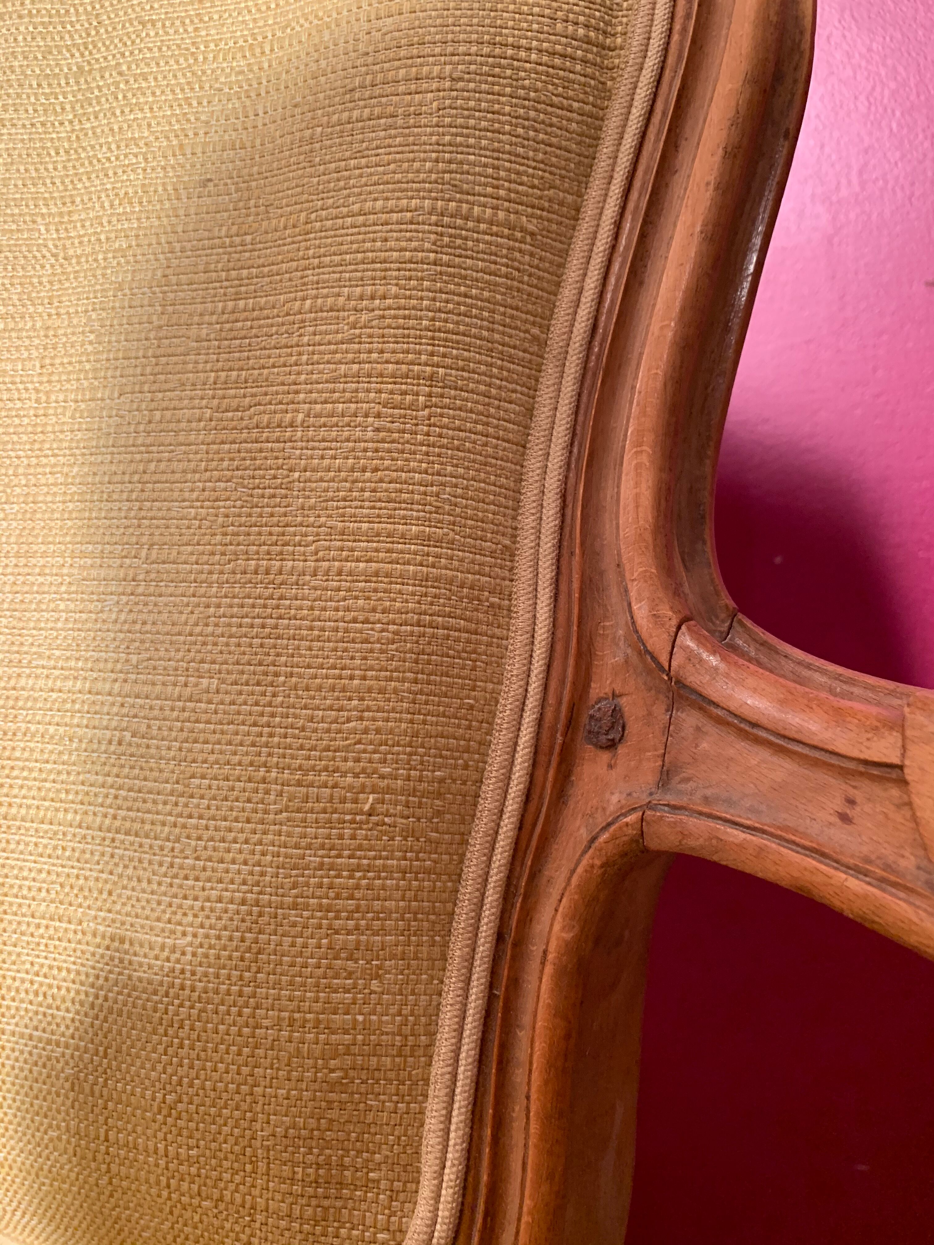 Pair baroque armchairs