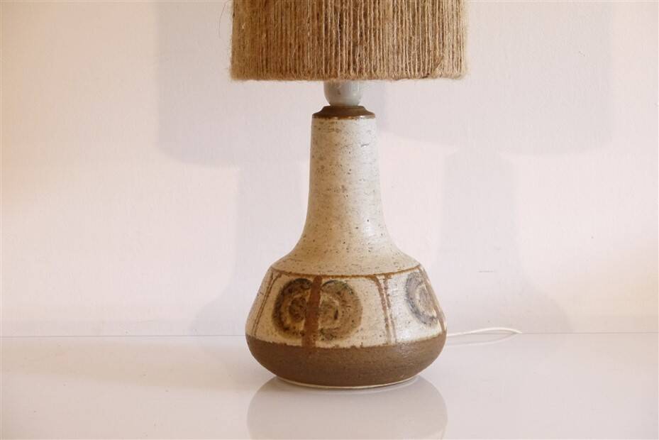 Danish ceramic lamp from Soholm 1970